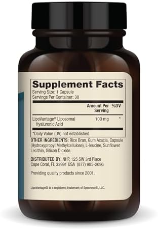 Ácido Hialurónico Liposomal Dr. Mercola, 30 Cápsulas, 100 mg por Cápsula, Suplemento Dietético, Mejora la Apariencia de la Piel, Sin OGM - imagen 2