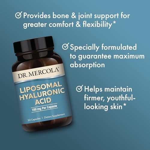 Ácido Hialurónico Liposomal Dr. Mercola, 30 Cápsulas, 100 mg por Cápsula, Suplemento Dietético, Mejora la Apariencia de la Piel, Sin OGM - imagen 4