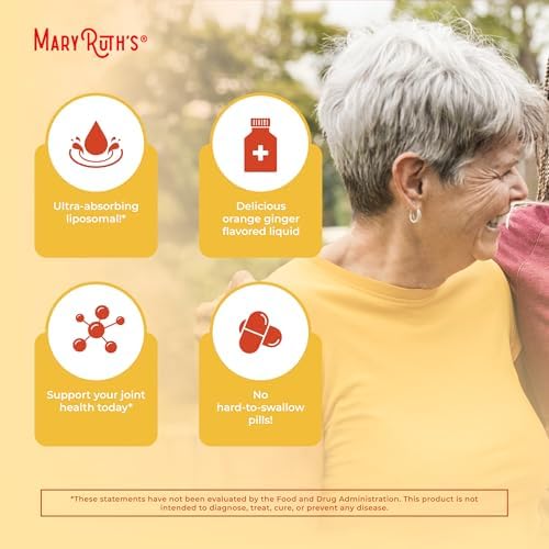 MARYRUTH'S Organics | Suplemento Líquido de Cúrcuma Liposomal y DHA | Curcumina, Aceite de Jengibre, DHA de Algas y Vitamina E | 15.22 oz - imagen 6