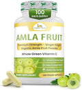 Cápsulas de Amla Orgánica Veda - 1500mg, 300 Cápsulas - Suplemento Natural de Vitamina C con Antioxidantes para Inmunidad, Piel Radiante y - imagen 1
