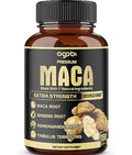 Cápsulas Premium de Raíz de Maca 7 en 1 - con Ashwagandha, Ginseng, Tribulus, Shilajit, Shatavari y Pimienta Negra - Energía Natural, Rendimiento y - imagen 1