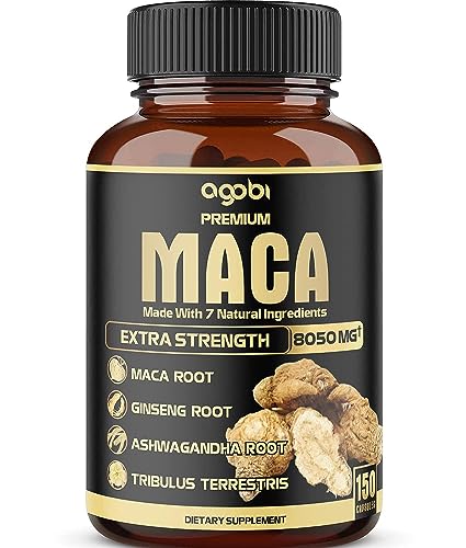 Cápsulas Premium de Raíz de Maca 7 en 1 - con Ashwagandha, Ginseng, Tribulus, Shilajit, Shatavari y Pimienta Negra - Energía Natural, Rendimiento y - imagen 5
