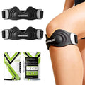 Faja de Soporte para Tendón Patelar HANDBODE, Rodillera de Silicona Ajustable para Hombres y Mujeres, Alivio de Dolor, 2 Piezas - imagen 1