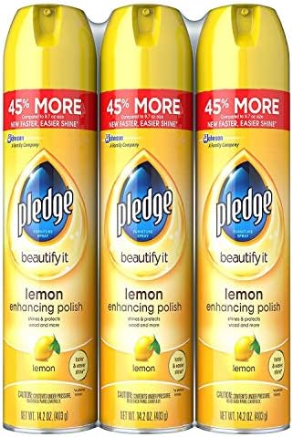 Spray para Muebles Pledge, Limón (14.2 oz, Paquete de 3) - imagen 1