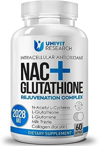 Suplemento Avanzado Complex-NAC (N-Acetil L-Cisteína) 600mg con L-Glutatión 500mg y Extracto de Cardo Mariano - Potente Antioxidante - Apoyo a la - imagen 1