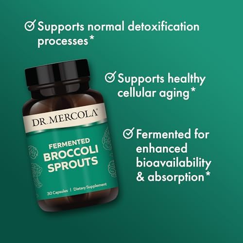 Brotes de Brócoli Fermentados Orgánicos Dr. Mercola - Antioxidantes Superiores - Apoya la Desintoxicación - 30 Cápsulas (30 Porciones) - imagen 5