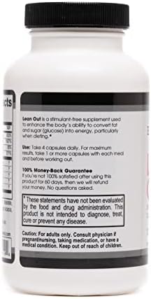 Beverly International Lean Out 120 cápsulas. Quemador de grasa sin estimulantes con soporte metabólico. Lipotrópicos: colina, carnitina, cromo. Ideal - imagen 3