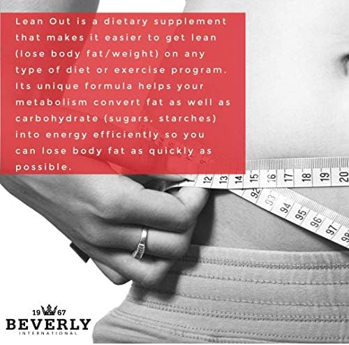 Beverly International Lean Out 120 cápsulas. Quemador de grasa sin estimulantes con soporte metabólico. Lipotrópicos: colina, carnitina, cromo. Ideal - imagen 6