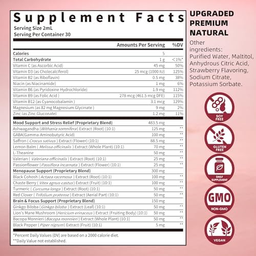 Suplementos de Extracto de Azafrán GREENPEOPLE - 24 en 1, 88.5mg con Ashwagandha, Cohosh Negro y Melena de León para Ánimo, Enfoque, Alivio del - imagen 7