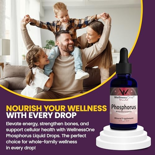 Suplementos de Fósforo Ionic WellnessOne - Líquido de Fósforo de Ácido Fosfórico para Salud Dental, Ósea y Energía - No GMO, Vegano, Sin Gluten - - imagen 6