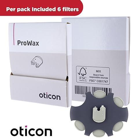 Filtros ProWax de Oticon, Repuestos OEM para Moldes Personalizados de Audífonos Oticon, Accesorios Originales de Dinamarca (3 Paquetes/Total 18 - imagen 4