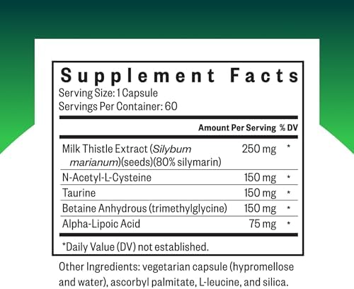 Suplemento Nutricional Seeking Health para el Hígado - Apoyo a la Producción de Glutatión y Función Hepática con Cardo Mariano, Ácido Alfa-Lipoico y - imagen 2