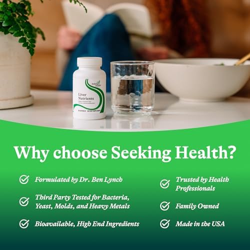 Suplemento Nutricional Seeking Health para el Hígado - Apoyo a la Producción de Glutatión y Función Hepática con Cardo Mariano, Ácido Alfa-Lipoico y - imagen 6