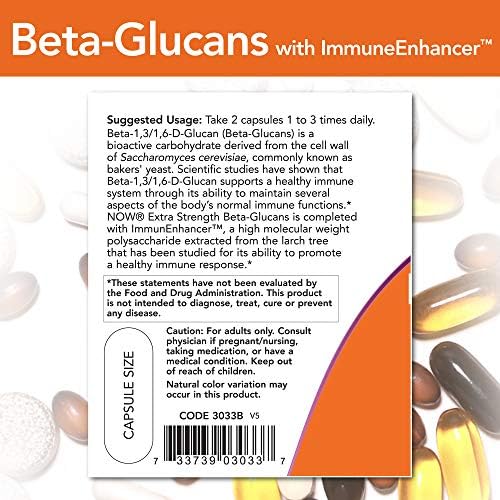 Beta-Glucanos con ImmunEnhancer™ 60 VegiCaps (Paquete de 2) - imagen 3