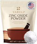 Polvo de Óxido de Zinc Yareli, Sin Fragancia, Grado USP, No Nano y Sin Recubrimiento para Lociones, Desodorantes, Cremas y Jabones, 1 lb - imagen 1