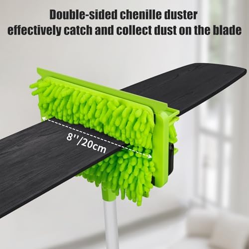 Limpiador de Ventiladores de Techo con Extensión de 75'', Herramienta Flexible para Limpiar Aspas de Ventiladores de Techo, Duster Reutilizable para - imagen 2