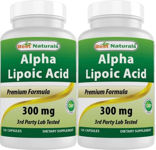 Ácido Alfa Lipoico 300 mg de Best Naturals, 120 Cápsulas (Paquete de 2) - imagen 1