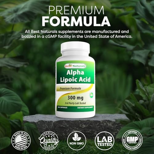 Ácido Alfa Lipoico 300 mg de Best Naturals, 120 Cápsulas (Paquete de 2) - imagen 5