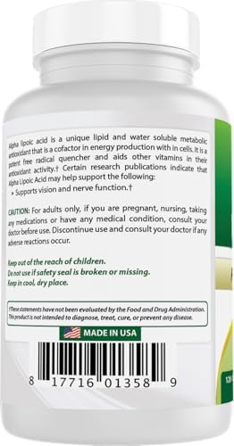 Ácido Alfa Lipoico 300 mg de Best Naturals, 120 Cápsulas (Paquete de 2) - imagen 7