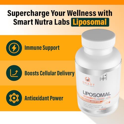 Vitamina C Liposomal 1400mg - 180 Cápsulas Veganas - Ingredientes Sin China, Alta Absorción y Soluble en Grasas - Apoya el Sistema Inmunológico y - imagen 5