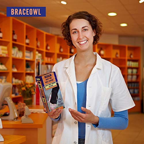 Férula Ajustable para Muñeca BRACEOWL para Síndrome del Túnel Carpiano, Tendinitis y Artritis – Para Mano Izquierda o Derecha, Soporte para Hombres y - imagen 3