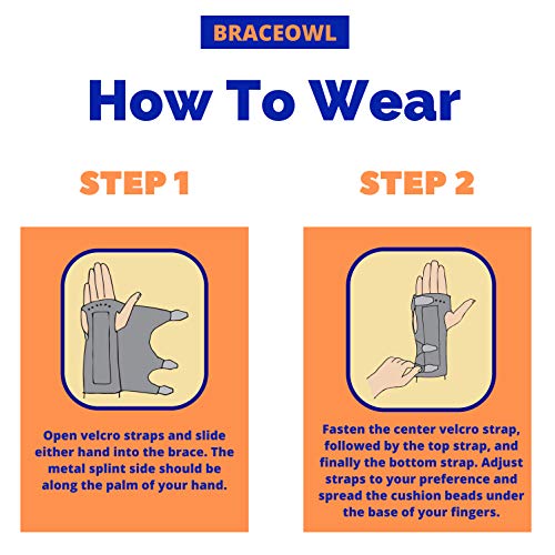 Férula Ajustable para Muñeca BRACEOWL para Síndrome del Túnel Carpiano, Tendinitis y Artritis – Para Mano Izquierda o Derecha, Soporte para Hombres y - imagen 6