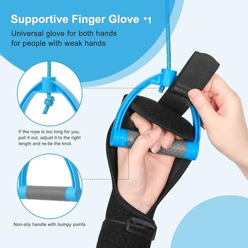 Polea para Hombro Fanwer para Terapia Física, Polea Sobre la Puerta para Rehabilitación de Hombro, Sistema de Ejercicio para Recuperación de Manguito - imagen 4