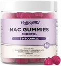 Gomitas 6 en 1 NAC, Suplemento Masticable de N Acetil Cisteína 1000mg para Niños y Adultos, con ALA, Zinc, Vitaminas C y E, Selenio, Sabor Arándano, - imagen 1