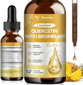 Totaria Quercetina Liposomal con Bromelina - Gotas Líquidas de Alta Absorción 1000mg de Quercetina y 500mg de Bromelina con Saúco, Vitamina C y Zinc - imagen 1