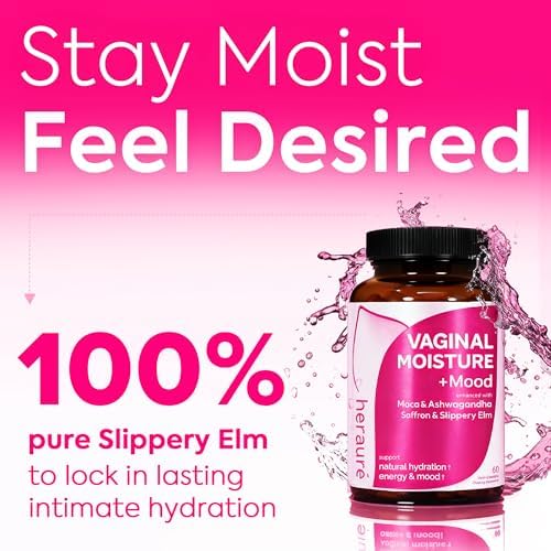 HerAuré Aumento de Humedad Vaginal y Libido para Mujeres - Alivio del Estrés, Equilibrio Hormonal, Deseo y Ánimo - 60 Cápsulas con Ashwagandha, Musgo - imagen 4