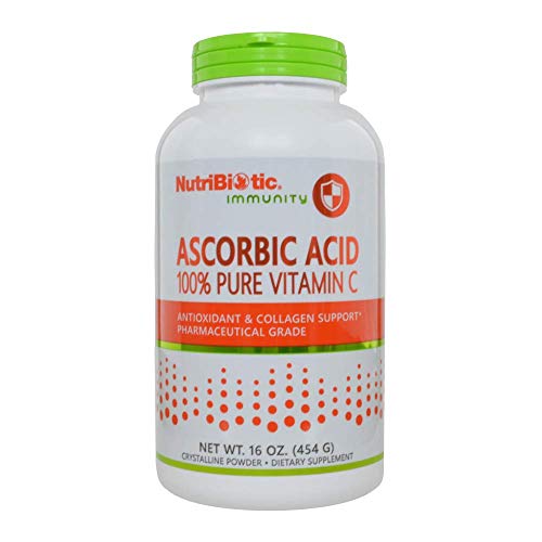 Polvo de Ácido Ascórbico Vitamina C NutriBiotic, 16 Oz | Grado Farmacéutico L-Ascórbico, 2000 Mg por Porción | Suplemento Vegano de Soporte - imagen 2