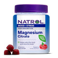 Suplemento de Magnesio Citrato Natrol, Alta Absorción para el Ánimo y Estrés, 60 Gomas de Frambuesa, Hasta 30 Días de Suministro - imagen 1