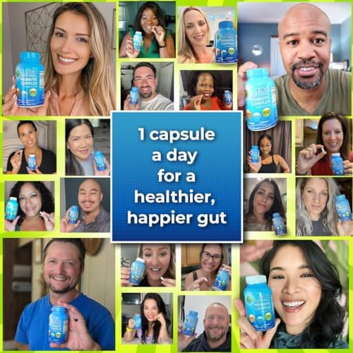 Probióticos con Enzimas Digestivas y Prebiótico para Hombres y Mujeres - Complejo Vegano 3 en 1 para la Salud Digestiva - Cápsulas de Liberación - imagen 7