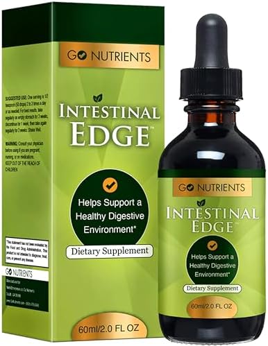 Go Nutrients Intestinal Edge – Limpieza Intestinal con Ajenjo, Nogal Negro y Clavo – Detox Líquido Orgánico para Mujeres, Hombres, Niños y Adultos – - imagen 2