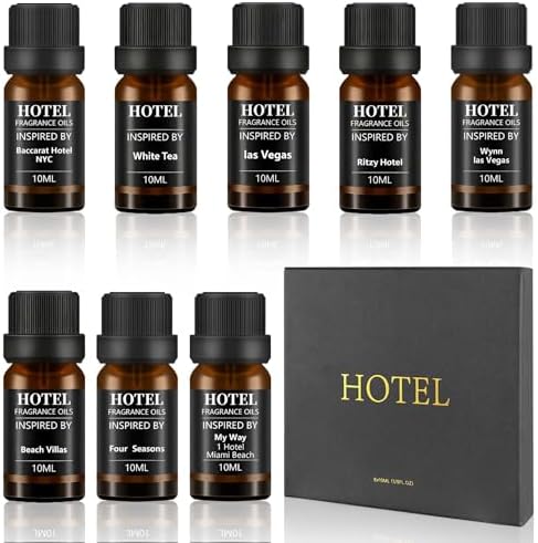 Set de Regalo de Difusor de Aceite Esencial Hotel Collection, Aromas de Hotel para el Hogar, Alivio del Estrés, My Way, The Beach Villas y Otros - imagen 1