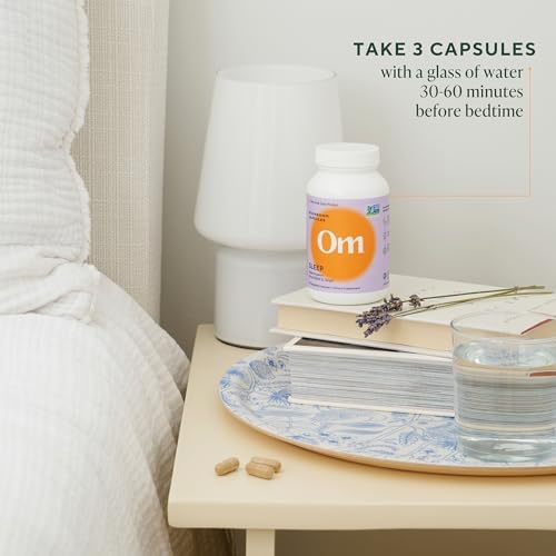 Cápsulas de Hongos OM Superfood para Dormir, Suplemento de 90 Cápsulas, Reishi, GABA, L-Teanina, Melatonina para Mejorar el Sueño y Descanso - imagen 2
