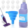 Botella Refillable Mejorada para Mop Swiffer® Wet Jet™ – 1250ml / 42.3 FL OZ, Botella Antifugas de HDPE con 8 Gaskets de Silicón y 1 Embudo, Fácil - imagen 1