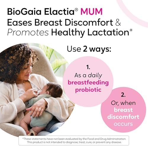BioGaia Elactia Probiótico para Lactancia | Suplementos para Mamás y Bebés | Esenciales para Recién Nacidos | Suplemento Diario para Lactancia - imagen 3