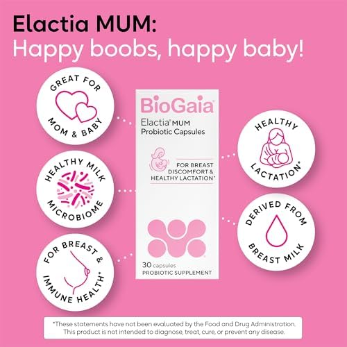 BioGaia Elactia Probiótico para Lactancia | Suplementos para Mamás y Bebés | Esenciales para Recién Nacidos | Suplemento Diario para Lactancia - imagen 5