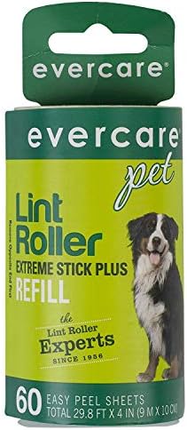 Recarga de Rodillo Adhesivo Extra Pegajoso para Mascotas Evercare 60 hojas - Paquete de 4 - imagen 2