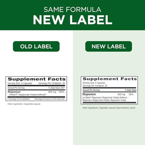 Emerald Labs Magnesio 400mg - Soporte para Huesos y Sueño con Magnesio Albion* - Vegano - 120 Cápsulas Vegetales (Suministro para 30 Días) - imagen 6