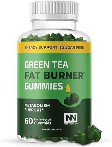 Gomitas de Té Verde para Quemar Grasa | Aumento del Metabolismo y Supresor del Apetito con Granos de Café Verde y Garcinia Cambogia | Píldoras para - imagen 1