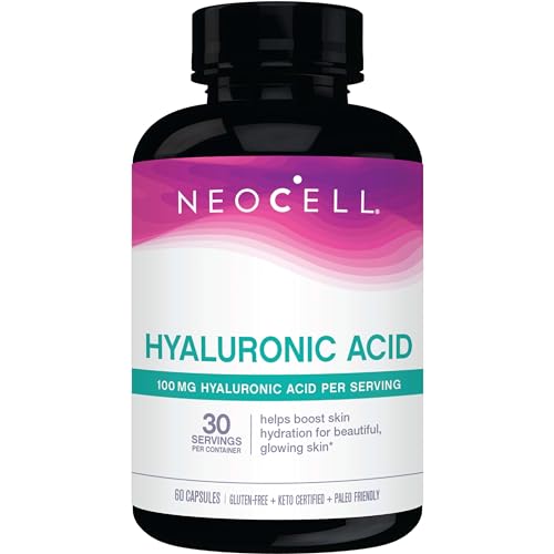 Cápsulas de Ácido Hialurónico NeoCell | 60 Píldoras | 100mg | Suplemento Avanzado para Hidratación y Suavidad de la Piel - imagen 4