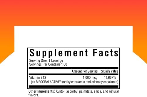 Seeking Health Methyl B12 1000 mcg, Adenosilcobalamina y Metilcobalamina, Apoyo a Niveles de Homocisteína, Vegano (60 pastillas) - imagen 2