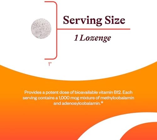 Seeking Health Methyl B12 1000 mcg, Adenosilcobalamina y Metilcobalamina, Apoyo a Niveles de Homocisteína, Vegano (60 pastillas) - imagen 3