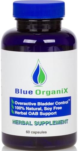 Control de Vejiga Hiperactiva Blue Organix para Hombres y Mujeres, 60 Cápsulas Vegetarianas, Extracto de Semilla de Calabaza, Sin Soja - imagen 1