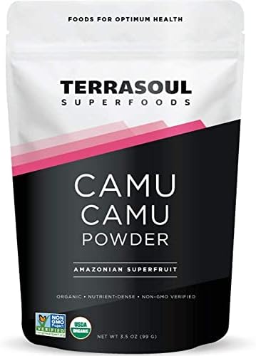 Terrasoul Superfoods Polvo de Camu Camu Orgánico, 198 g (Paquete de 2) - Crudo | Vitamina C | Apoyo Inmunológico - imagen 1