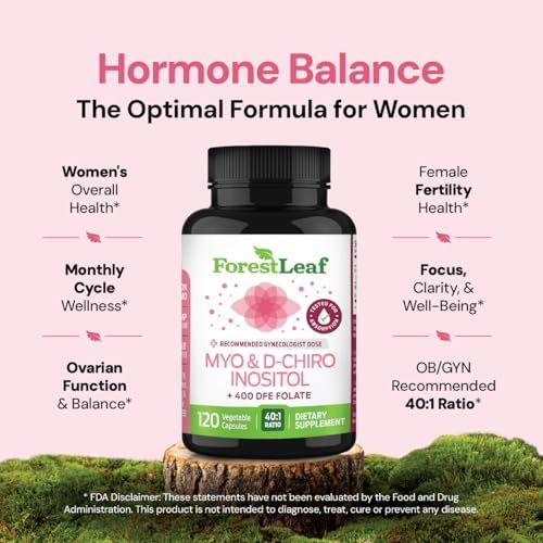 Suplemento de Myo-Inositol y D-Chiro Inositol para la Salud de la Mujer | Suplementos de Fertilidad | Apoyo a la Función Ovárica y Balance Hormonal - imagen 2