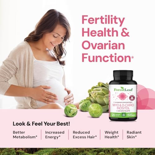 Suplemento de Myo-Inositol y D-Chiro Inositol para la Salud de la Mujer | Suplementos de Fertilidad | Apoyo a la Función Ovárica y Balance Hormonal - imagen 4