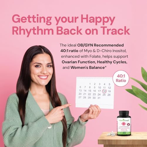Suplemento de Myo-Inositol y D-Chiro Inositol para la Salud de la Mujer | Suplementos de Fertilidad | Apoyo a la Función Ovárica y Balance Hormonal - imagen 6